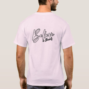 Believe in Yourself T‑Shirt – Motivational Script T-Shirt