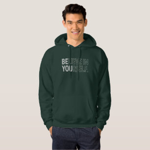 Believe In Yourself Teacher Motivational Positive  Hoodie