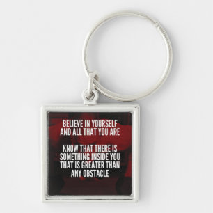 Believe In Yourself - Workout Motivational Keychain