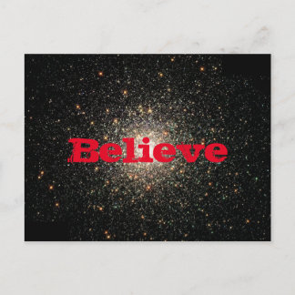 "BELIEVE" Inspirational Postcard