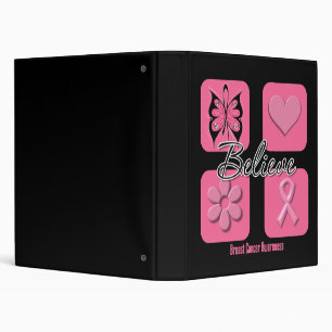 Believe Inspirations Breast Cancer Binders