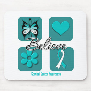 Believe Inspirations Cervical Cancer Mouse Pad