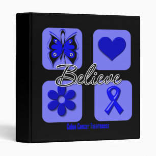 Believe Inspirations Colon Cancer Binders