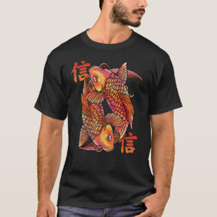 Believe Koi Japanese Nishikigoi Fish Butterfly Car T-Shirt