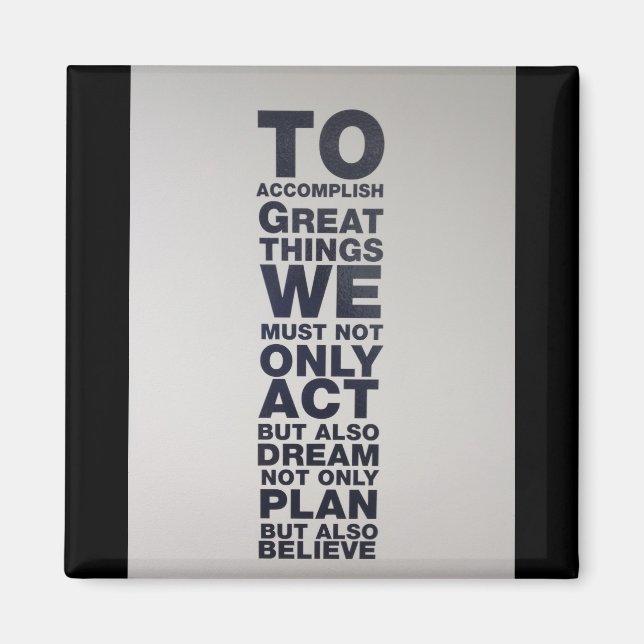 believe magnet (Front)