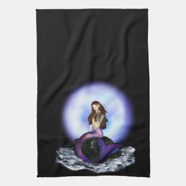 Believe Mermaid Kitchen Towel (Vertical)