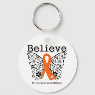 Believe Multiple Sclerosis Keychain