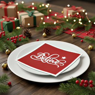 Believe  napkin