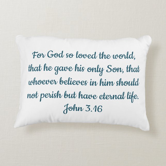 Believe nativity  accent pillow (Back)