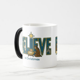 Believe Nativity Color morphing Mug