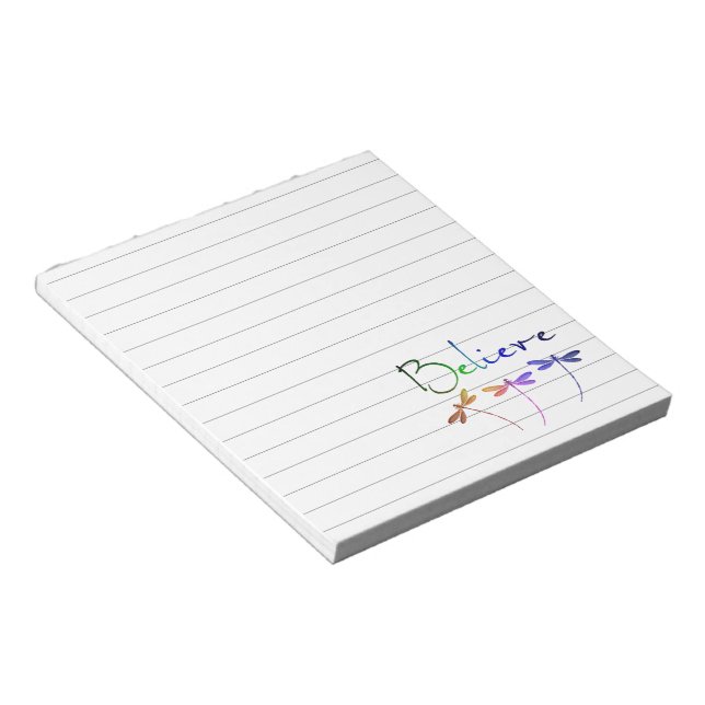 Believe Notepad (Angled)