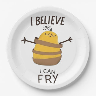 Believe  paper plate