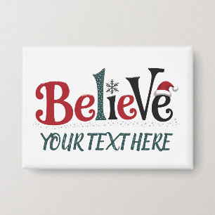 Believe Personalized Christmas Party Family 