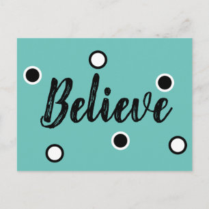Believe Postcard