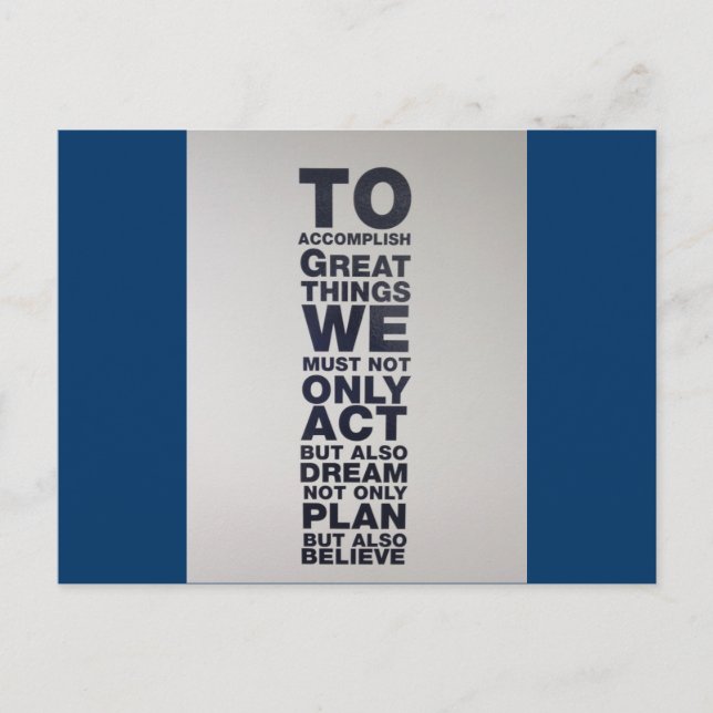 believe postcard (Front)