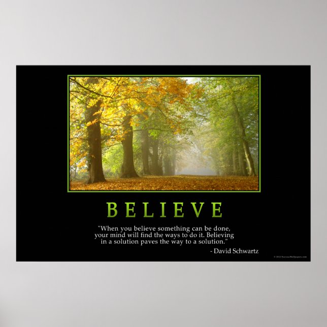 Believe Poster (Front)