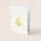 Believe. Real Foil Luxury Custom Photo Card
