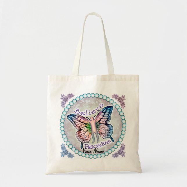 Believe Receive  Tote Bag (Front)