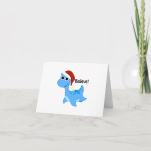 Believe! Santa Nessie Holiday Card