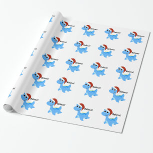 Believe! Santa Nessie Wrapping Paper