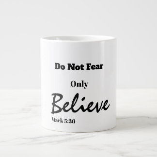 Believe Scripture Jumbo Mug