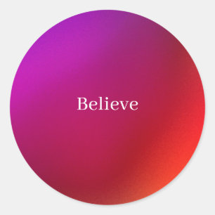 Believe Sticker