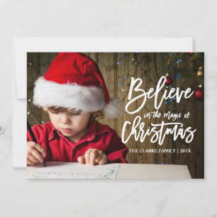 Believe   The Magic of Christmas Holiday Card
