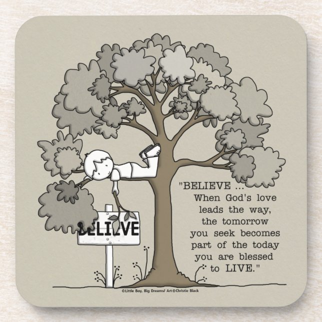 BELIEVE to LIVE Coaster (Front)