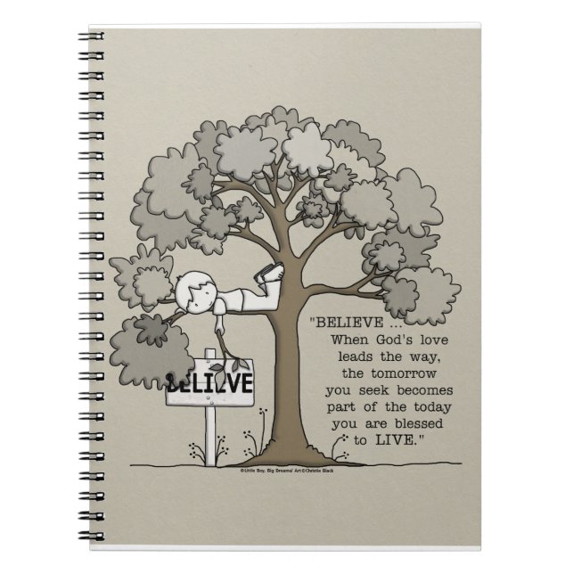 BELIEVE to LIVE Notebook (Front)