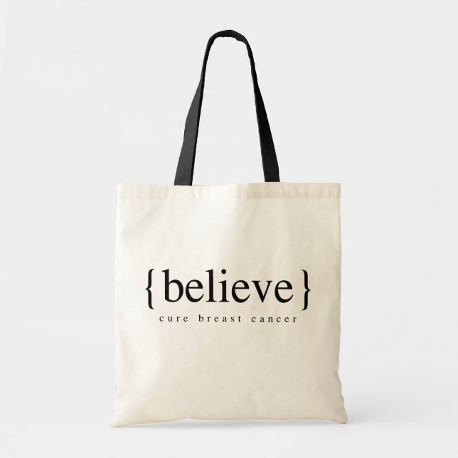 Believe Tote Bag (Front)