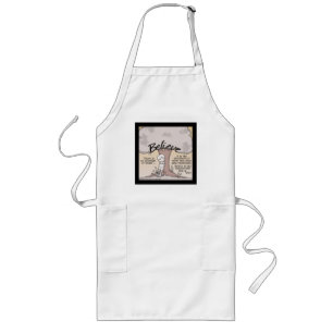 Believe Tree Long Apron