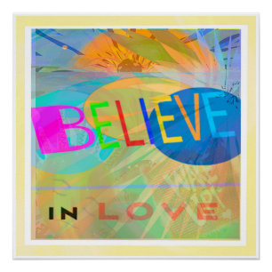 Believe Typograghy Poster