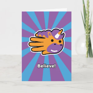 Believe Unicorns Are Real Birthday Card