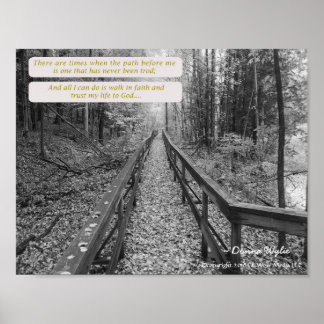 Believe - "Walk In Faith" Poster