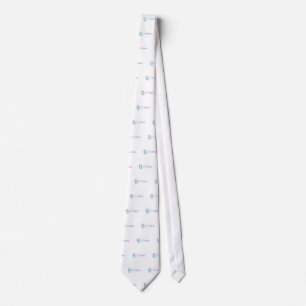 Believe Watercolor Typography Art Tie