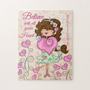 Believe with All Your Heart by Dina Gerner Puzzle