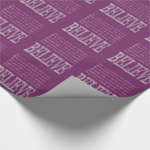 Believe Yeshua. Christian Wrapping Paper