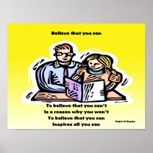 Believe you can poster