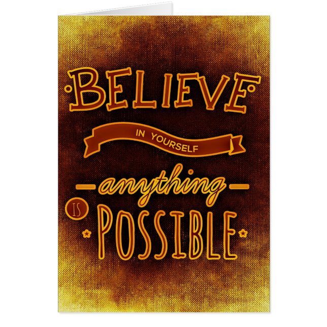 Believe yourself (Front)