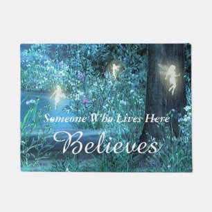 Believes in fairies doormat