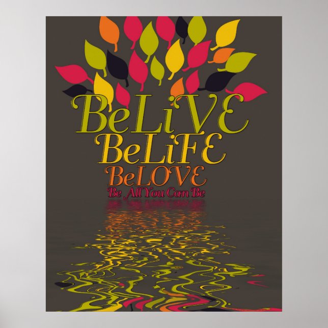 BeLiVE BeLiFE BeLOVE Poster (Front)