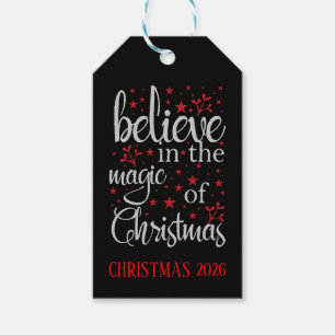 Belive in The Magic Of Christmas Gift Tags