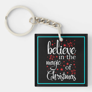 Belive in The Magic Of Christmas Keychain
