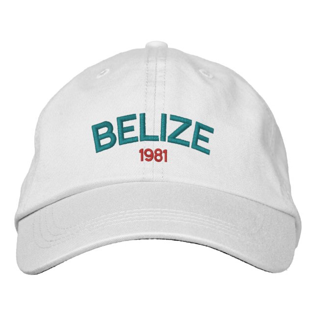 Belize 1981 Casquette brodé (Devant)