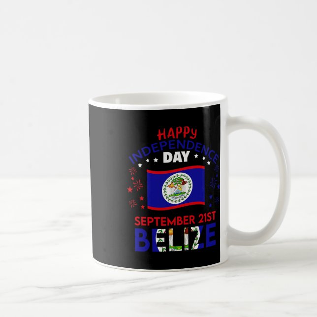 Belize 43rd Independence Day Belizean Pride Belize Coffee Mug (Right)
