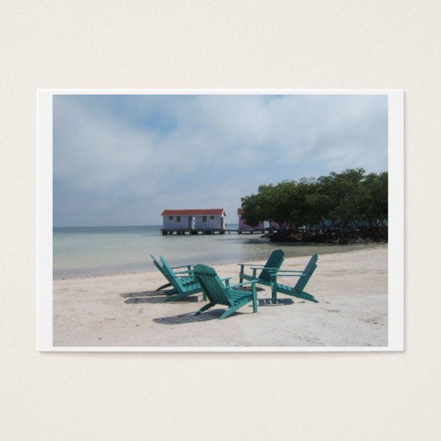 Belize Adirondack Rose Maisons Turquoise Eau (Devant)