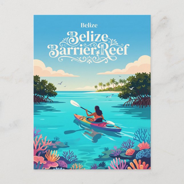 Belize Barrier Reef Postcard (Front)