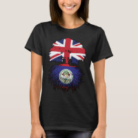 Belize Belizean British UK Tree Roots Flag