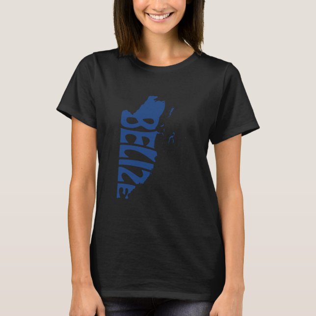 Belize Belizean Dad Belizean Roots Belizean Pride T-Shirt (Front)