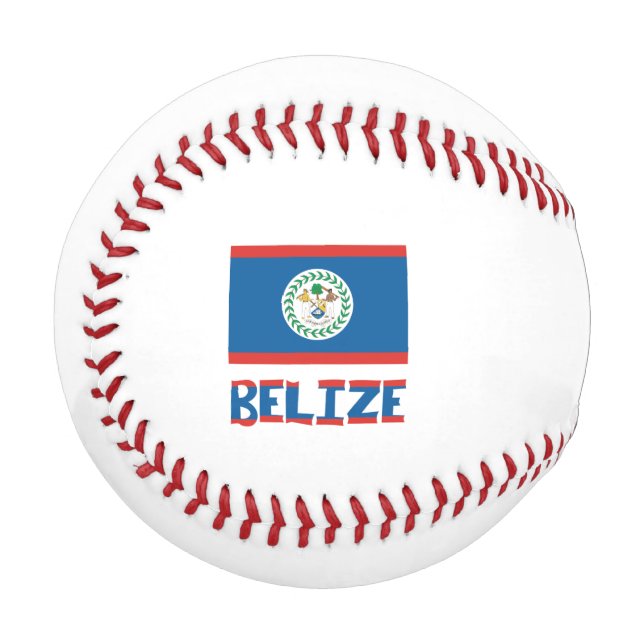 Belize Belizean Flag Personalized  Baseball (Front Left)